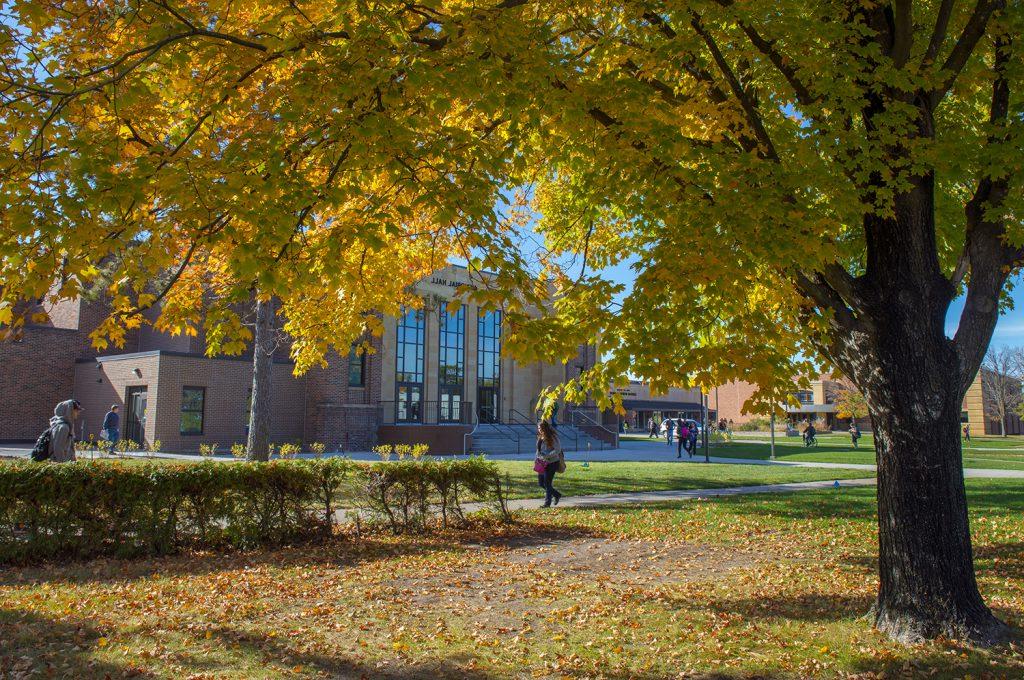 Fall Day on Bemidji State University Campus